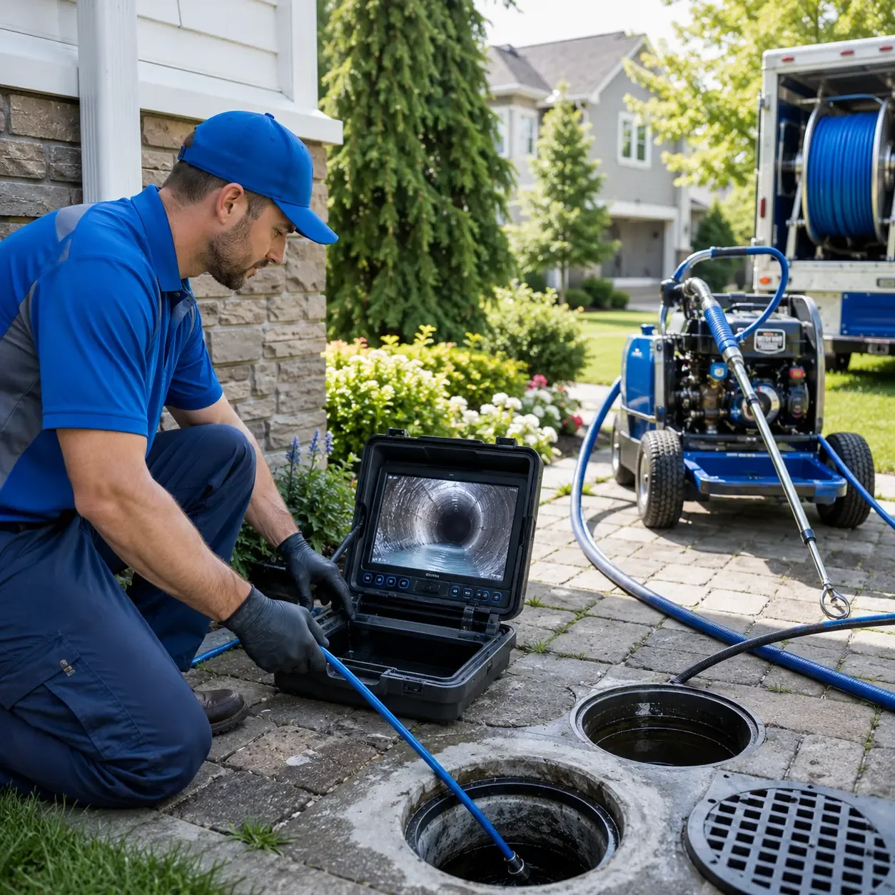 Outdoor drain cleaning professionals serving Fayetteville, AR